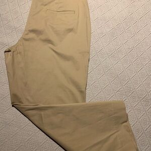 Talbots Tan Buttoned Trousers